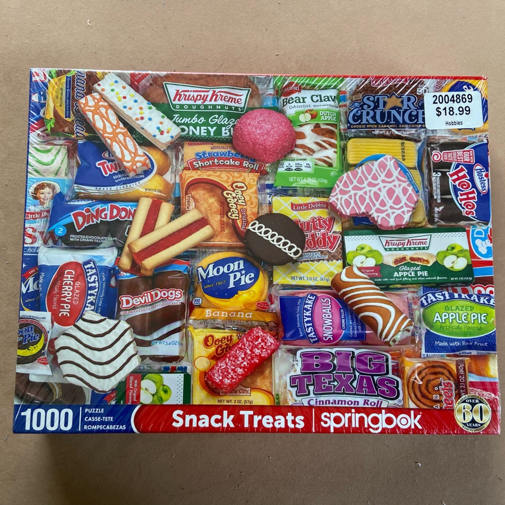 Springbok Snack Treats 1000-Piece Puzzle - Still Sealed NWT